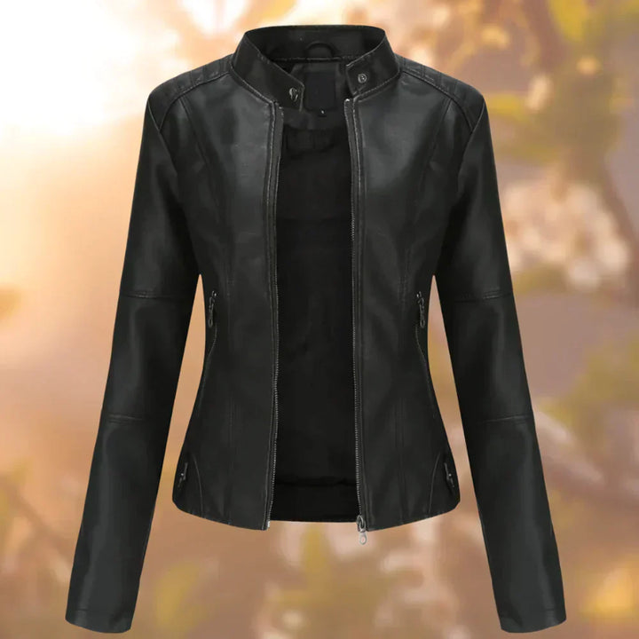 Hallec – Damen-Lederjacke