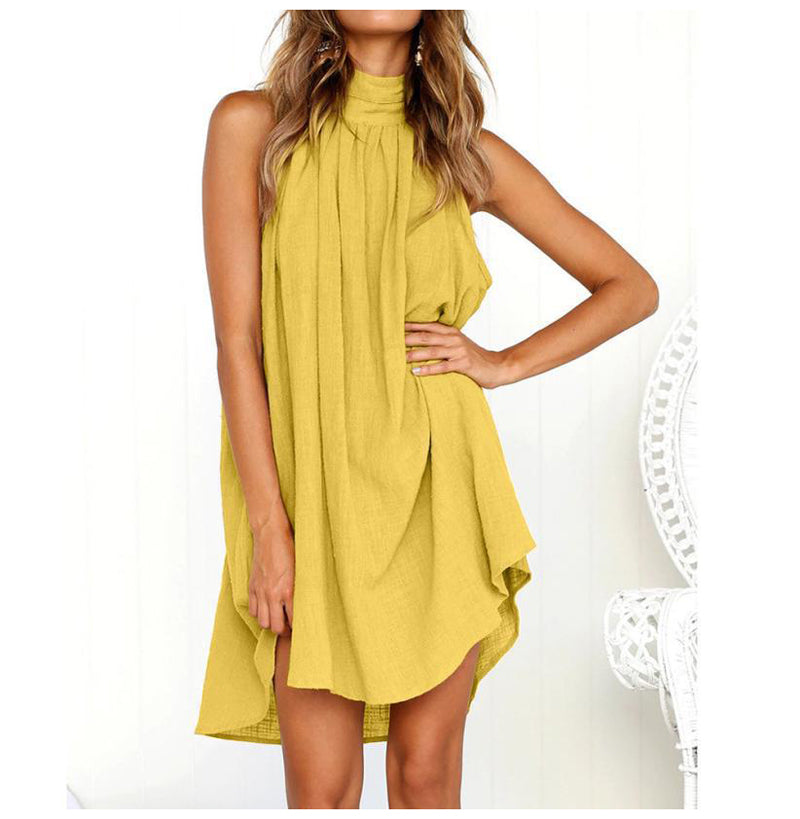 Mila - Elegantes mittellanges Sommerkleid