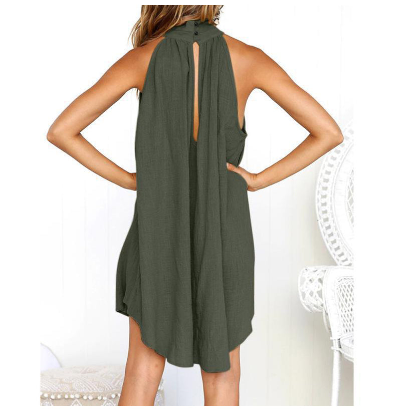 Mila - Elegantes mittellanges Sommerkleid