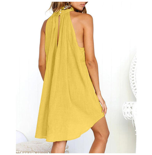 Mila - Elegantes mittellanges Sommerkleid