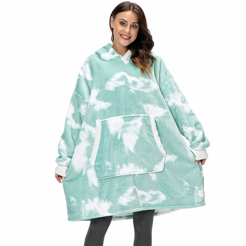 Malia - Kuschelige Hoodie-Decke
