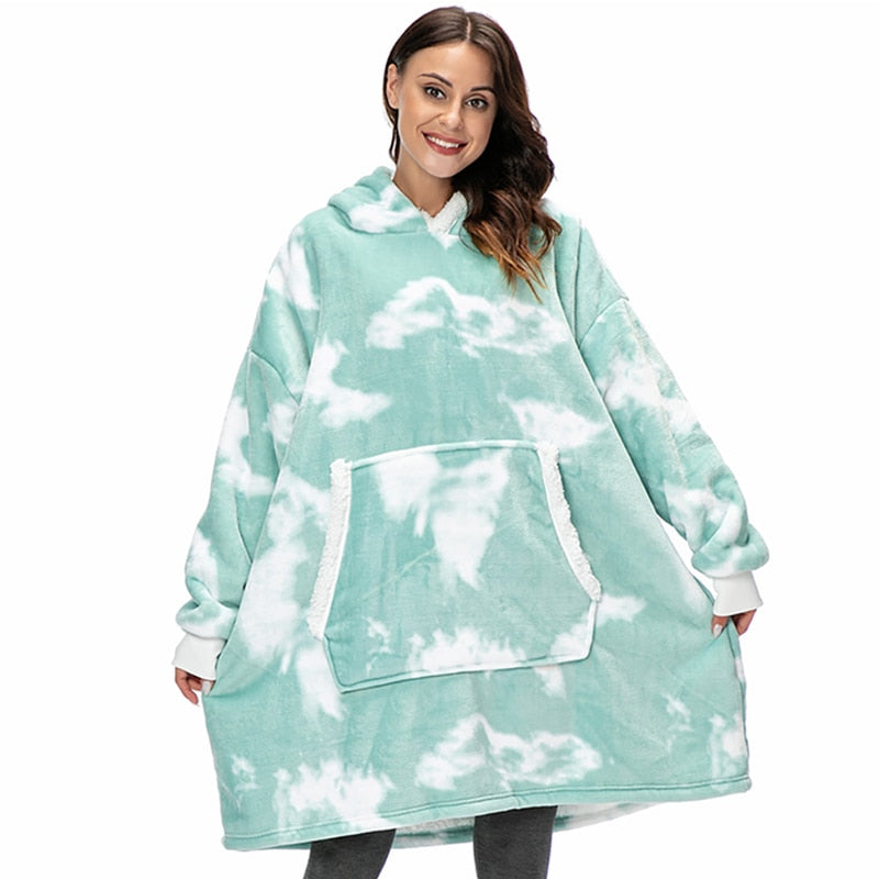 Malia - Kuschelige Hoodie-Decke
