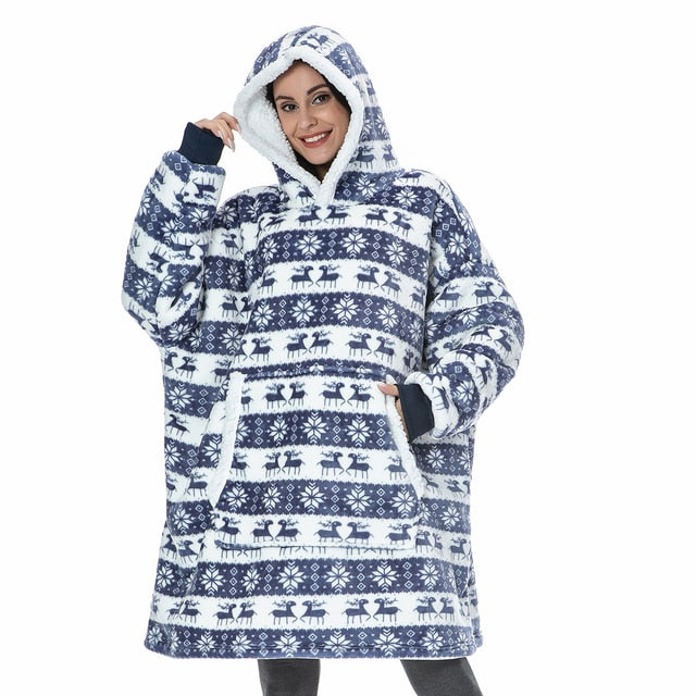 Malia - Kuschelige Hoodie-Decke