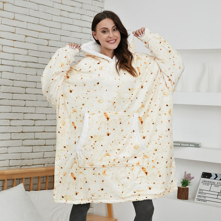 Malia - Kuschelige Hoodie-Decke