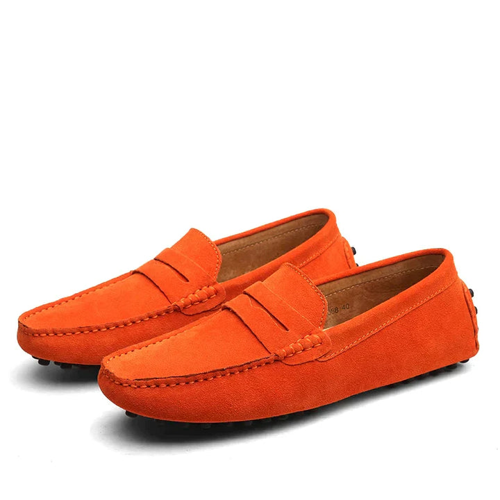 Jarl - Italienische Herren-Wildlederloafers