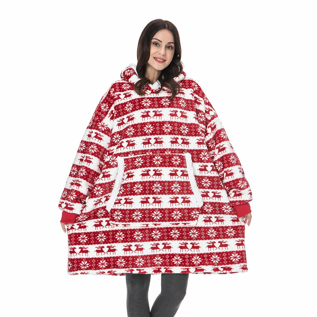 Malia - Kuschelige Hoodie-Decke