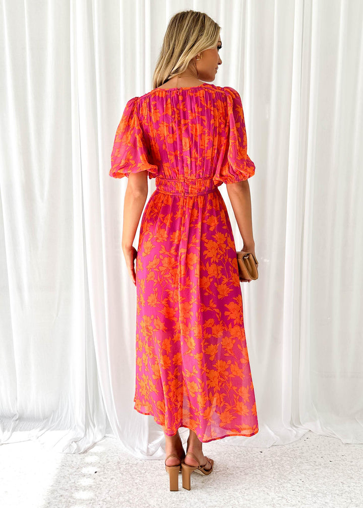 Kathy – Langkleid mit V-Ausschnitt