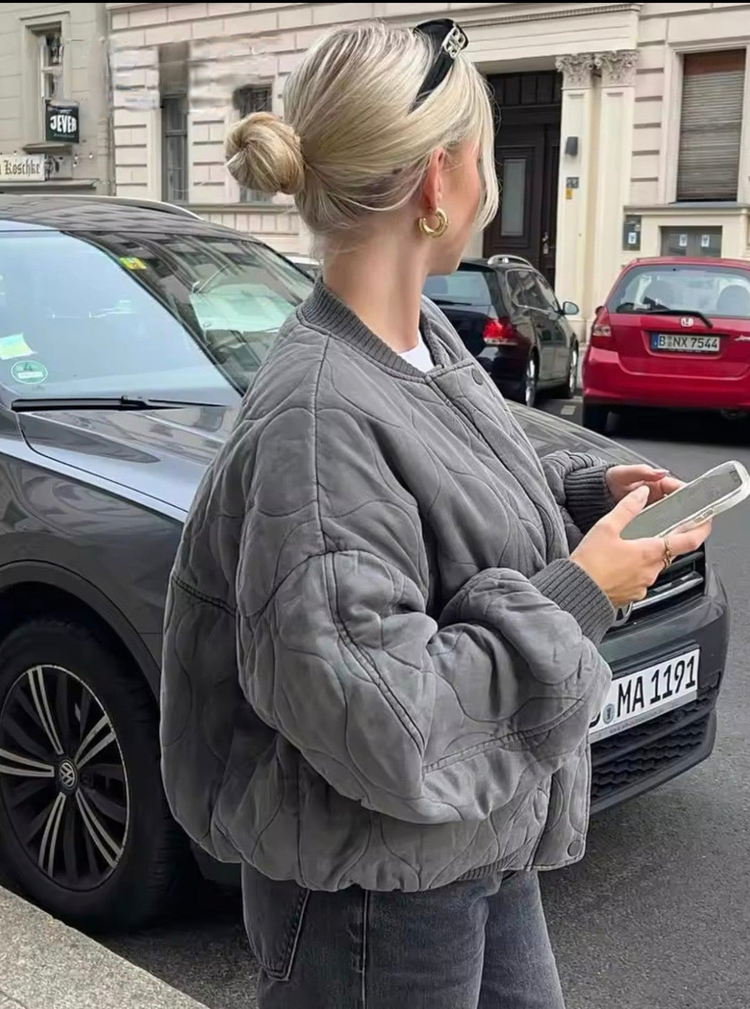 Sofia – Gepolsterte Bomberjacke