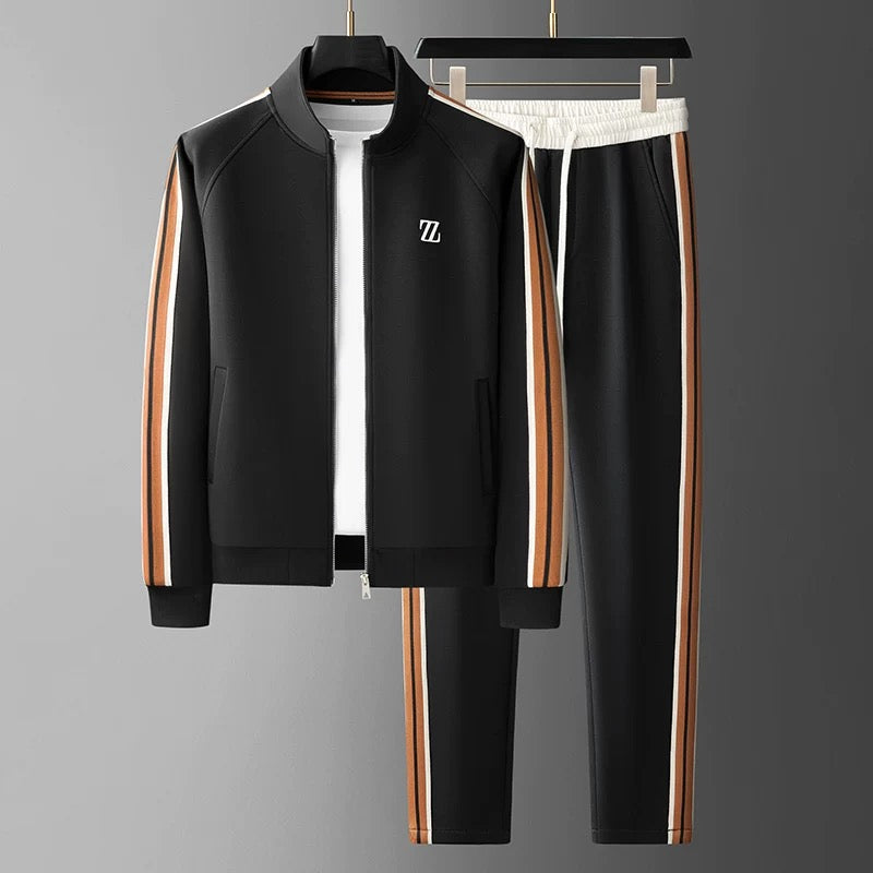 Dylan - Luxus-Fit Sweatshirt-Set mit Reißverschluss