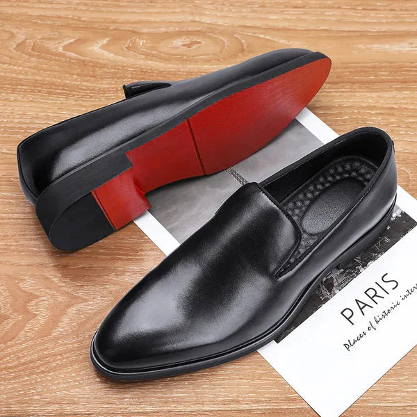 Larwin - Luxuriöse Slipper mit roter Sohle für Herren