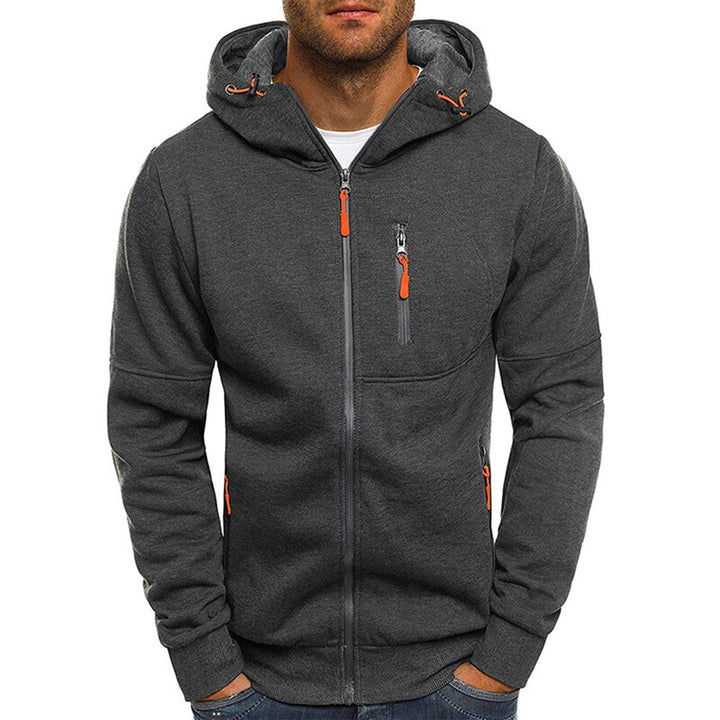 Bilbo - Vielseitiger Herren-Pullover mit Zipper und Kapuze