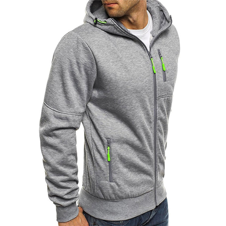 Bilbo - Vielseitiger Herren-Pullover mit Zipper und Kapuze