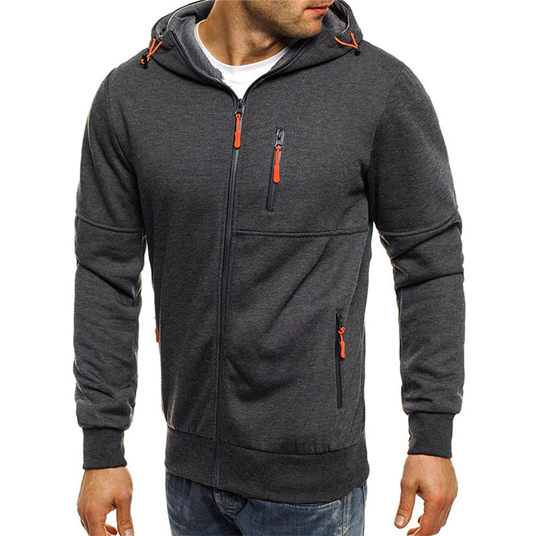 Bilbo - Vielseitiger Herren-Pullover mit Zipper und Kapuze