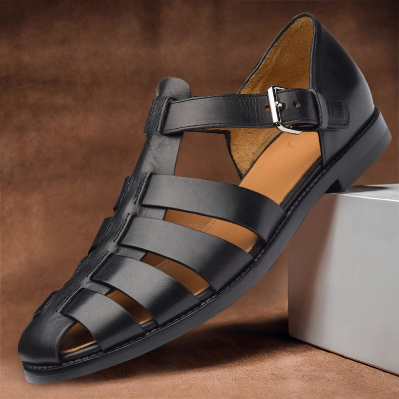 Sofronio - Klassische Leder-Sandalen