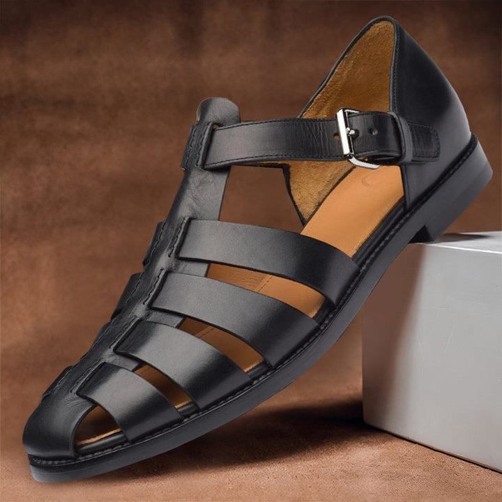 Sofronio - Klassische Leder-Sandalen