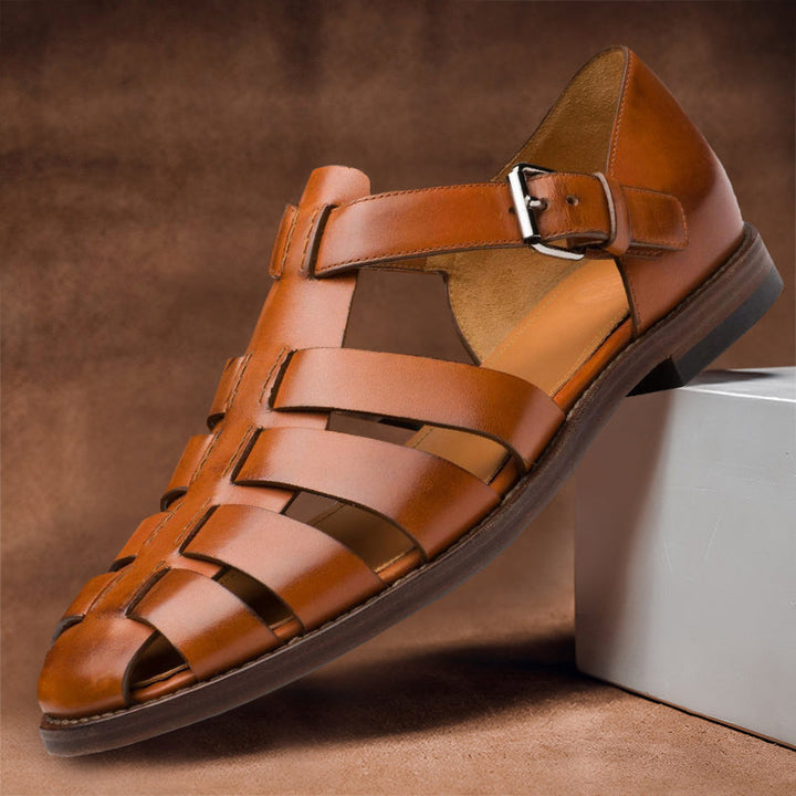 Sofronio - Klassische Leder-Sandalen