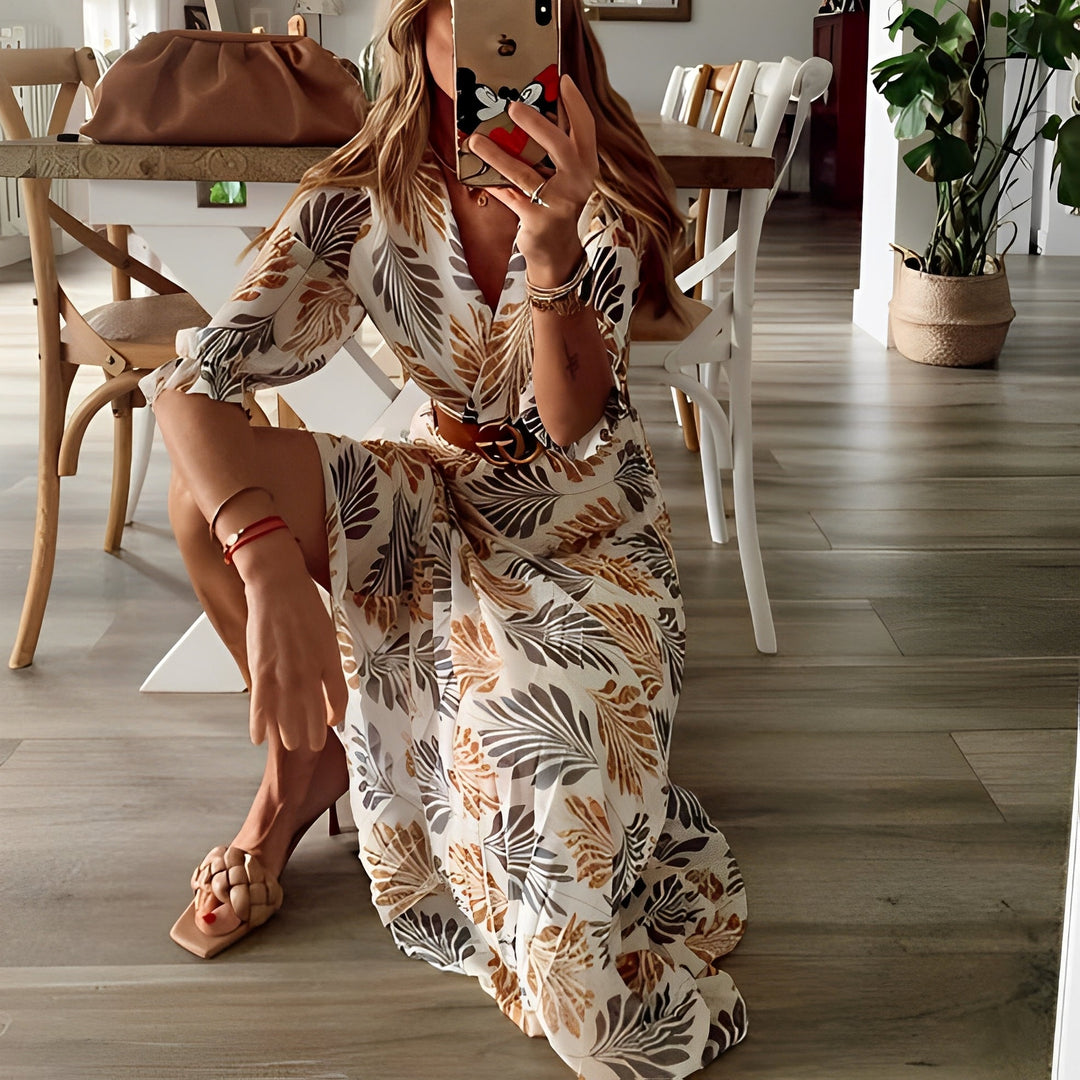 Merlyn - Damen Sommerkleid mit Muster