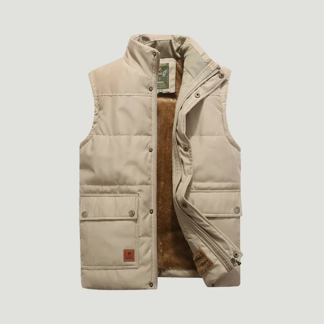 Flint - Herren Gestepptes Ärmelloses Wintergilet
