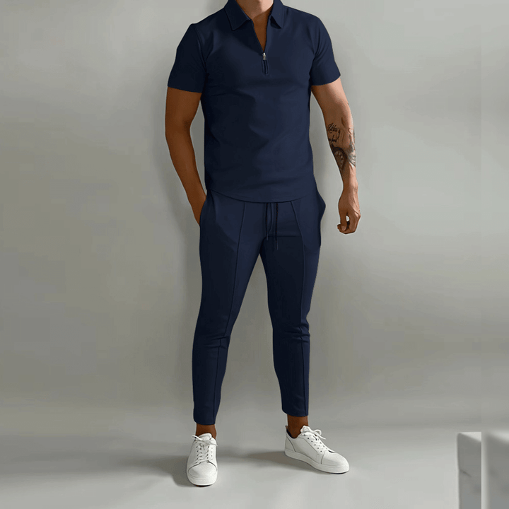 Cyril - Elegantes Polo-Sweatshirt-Set für Herren