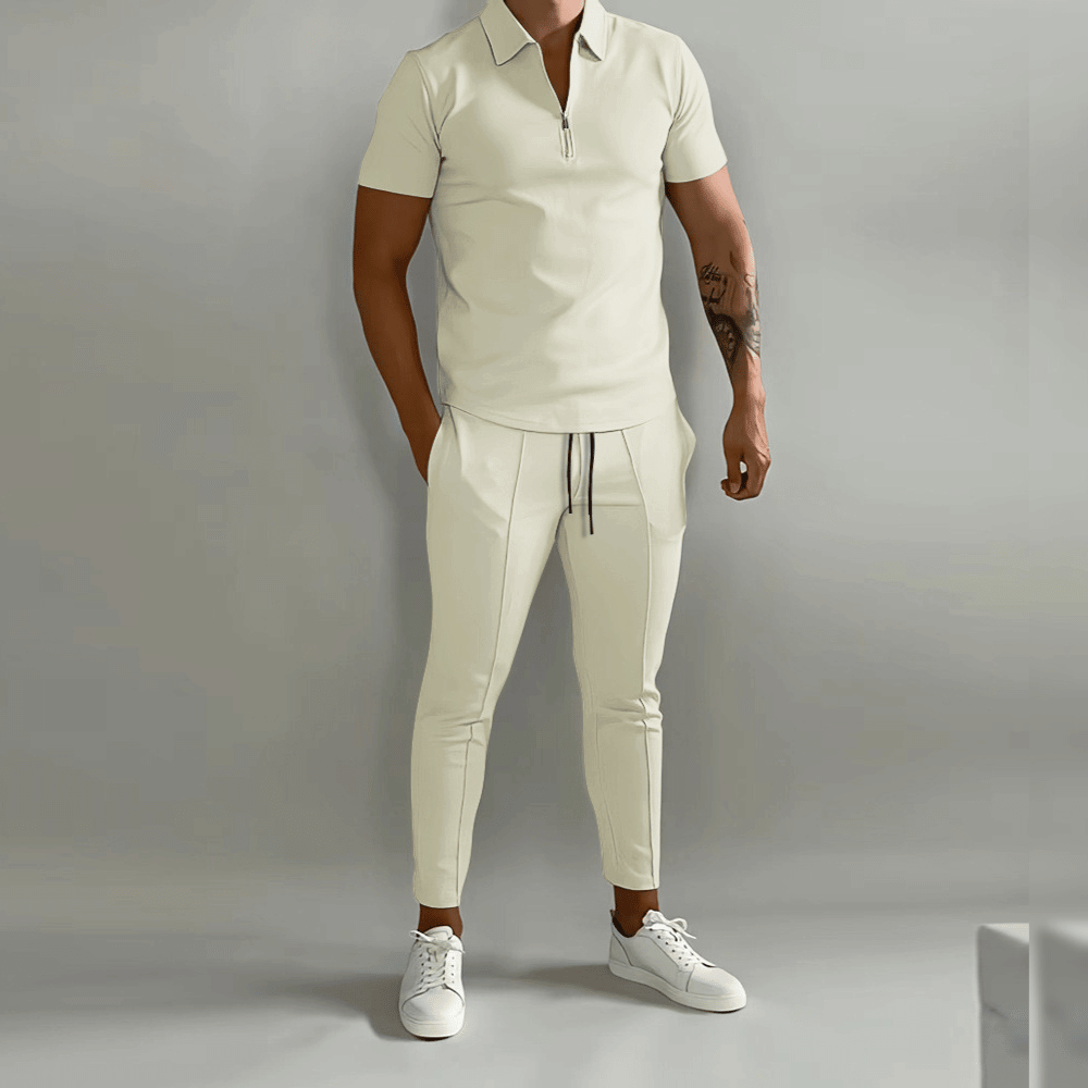 Cyril - Elegantes Polo-Sweatshirt-Set für Herren