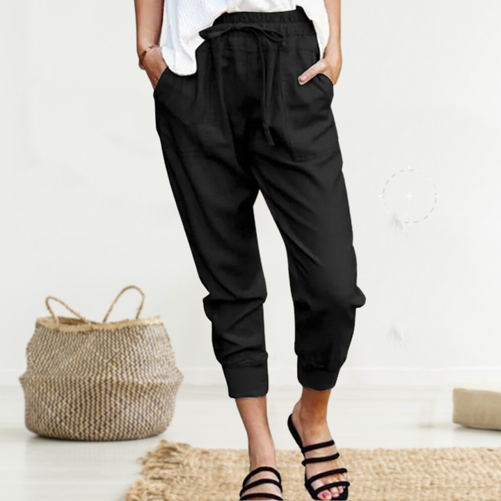 Aleyah - Elegante und Bequeme Leinenhose für Jeden Tag