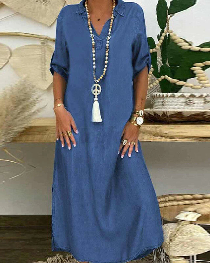 Lauren - Maxi Sommerkleid Stilvoll und Frisch