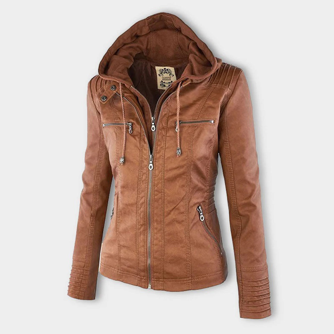 Reyna - Strapazierfähige Damen-Lederjacke