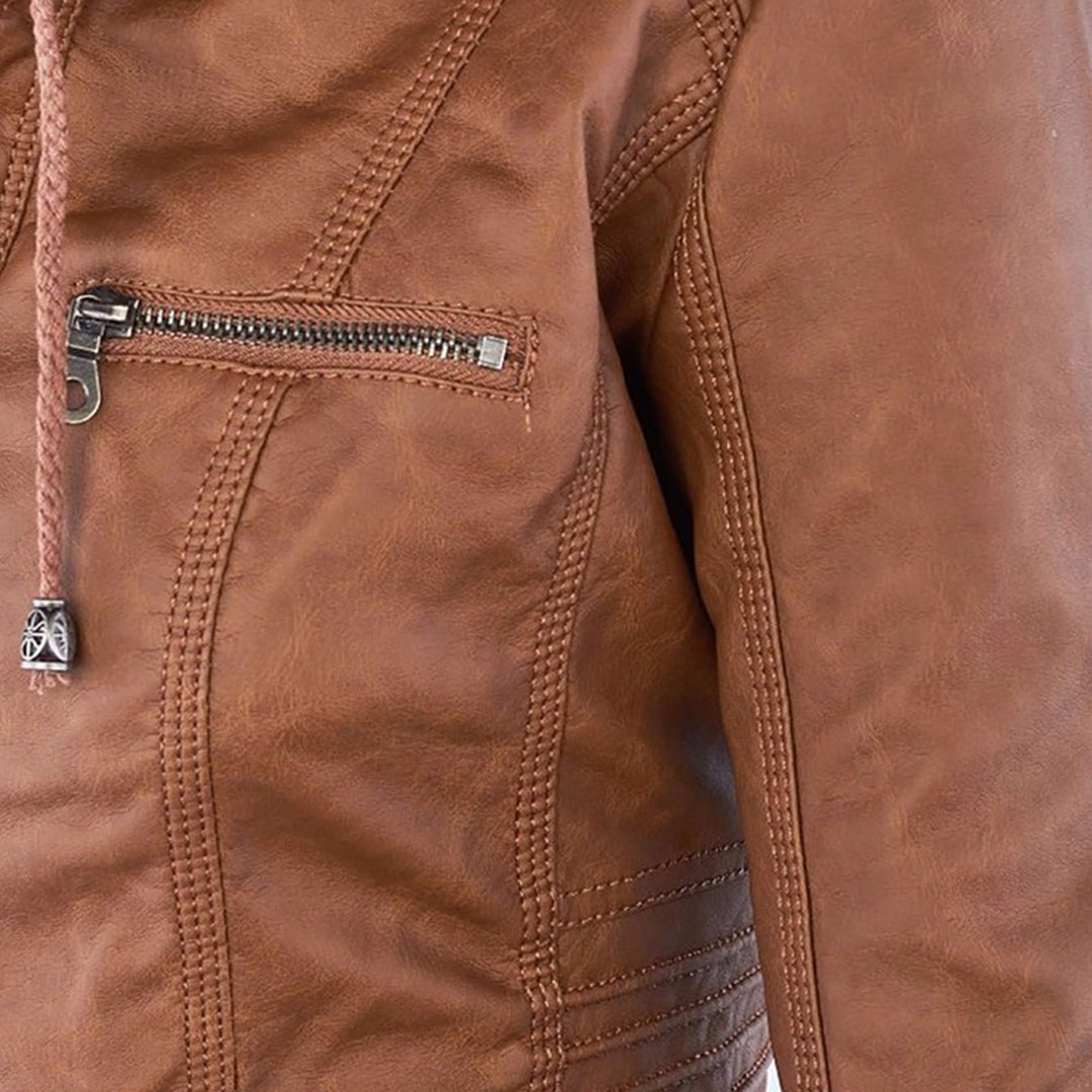 Reyna - Strapazierfähige Damen-Lederjacke