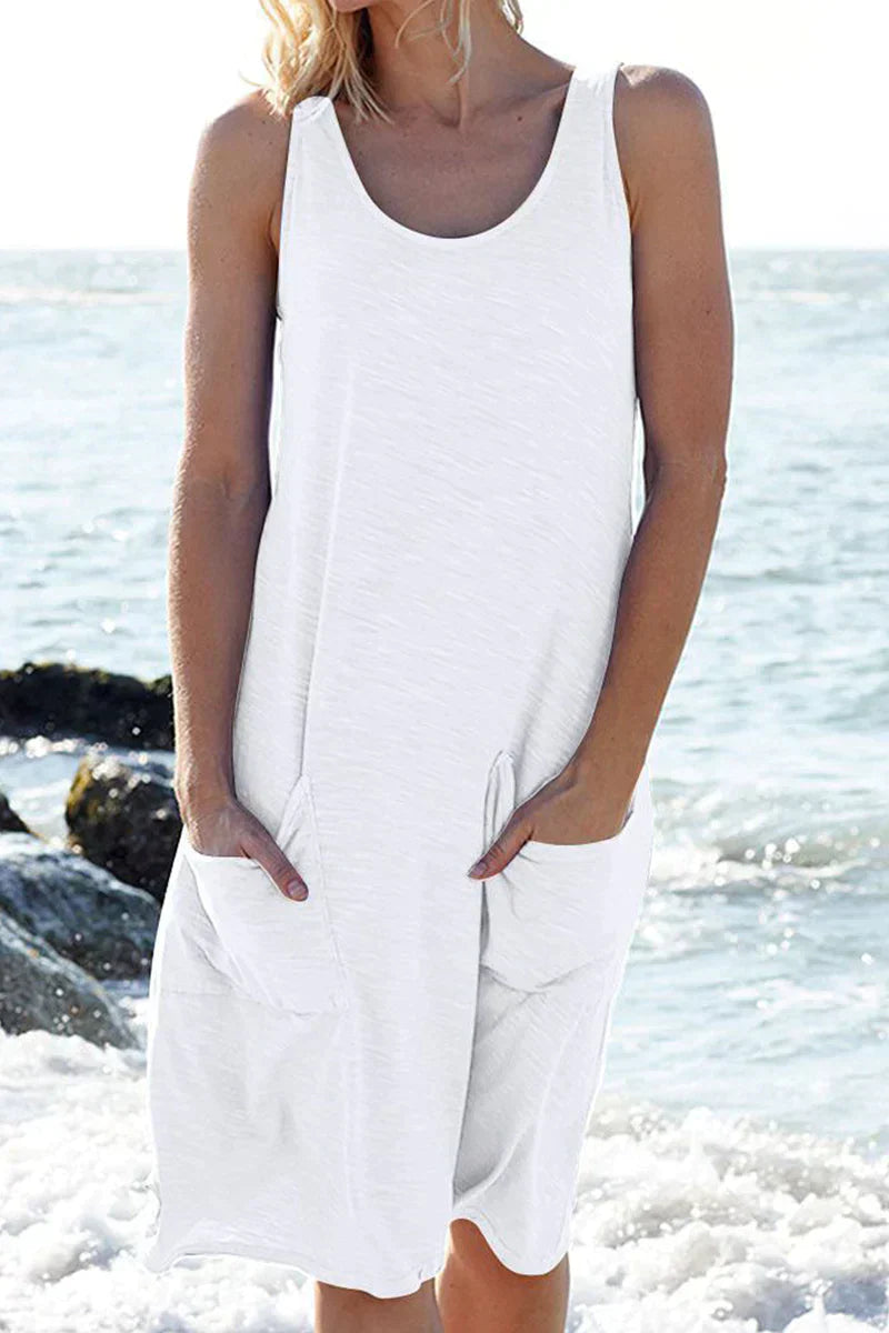 Jennie - Figurbetontes Strandkleid für einen Tag am Meer