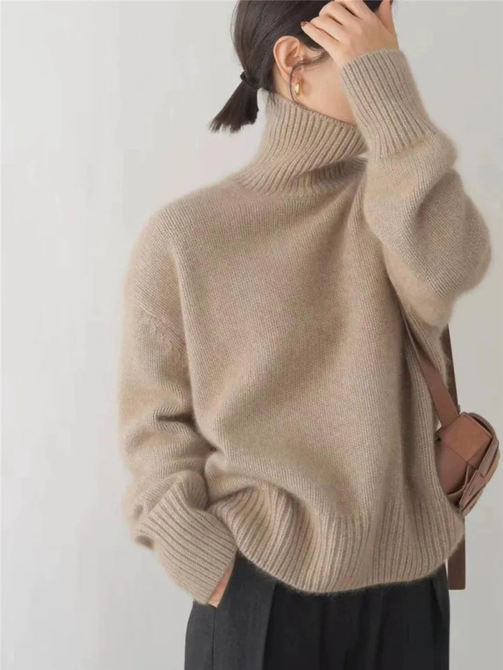 Melody - Luxuriöser Kaschmir Damen Rollkragenpullover