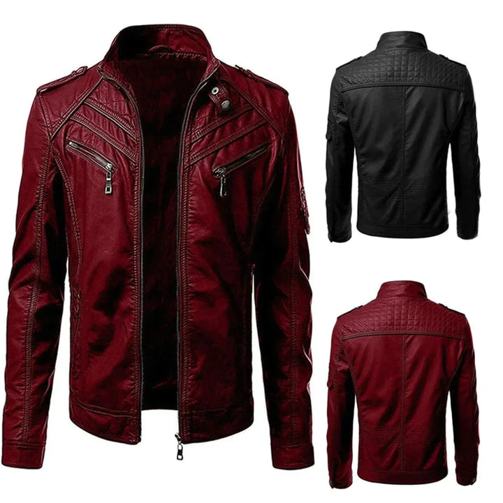 Lucas - Edle Lederjacke im modernen Stil