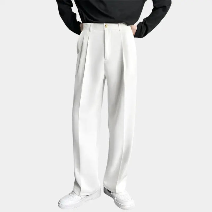 Emil – Herrenhose mit weitem Schnitt und Falten