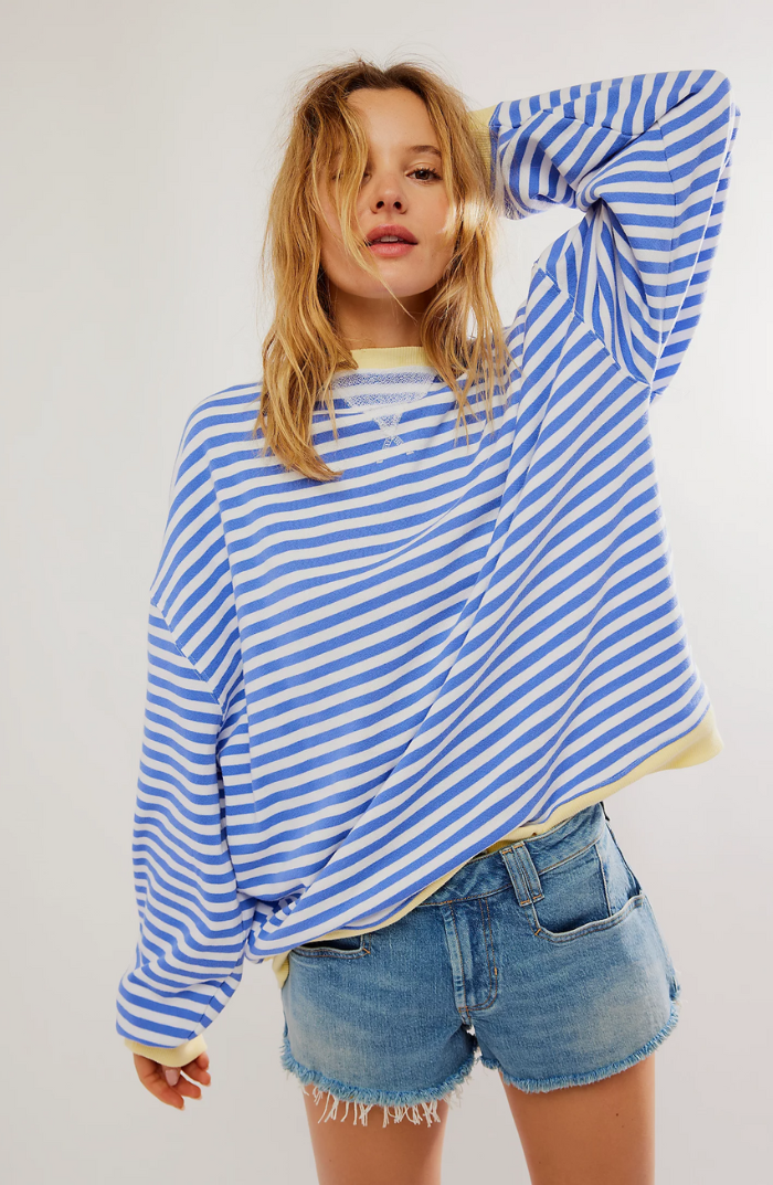 Monika – Gestreifter Frauenpullover