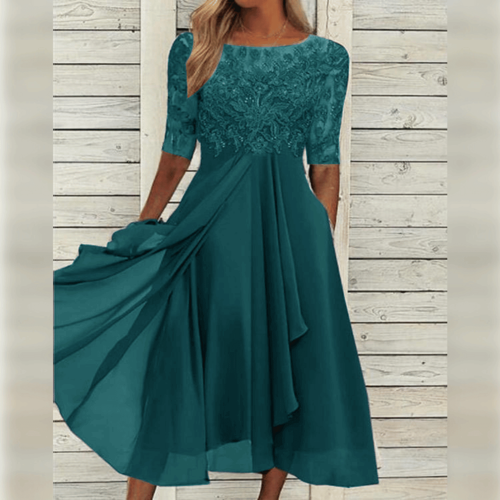 Shiela - Umarmen Sie den Sommer stilvoll mit diesem Midikleid