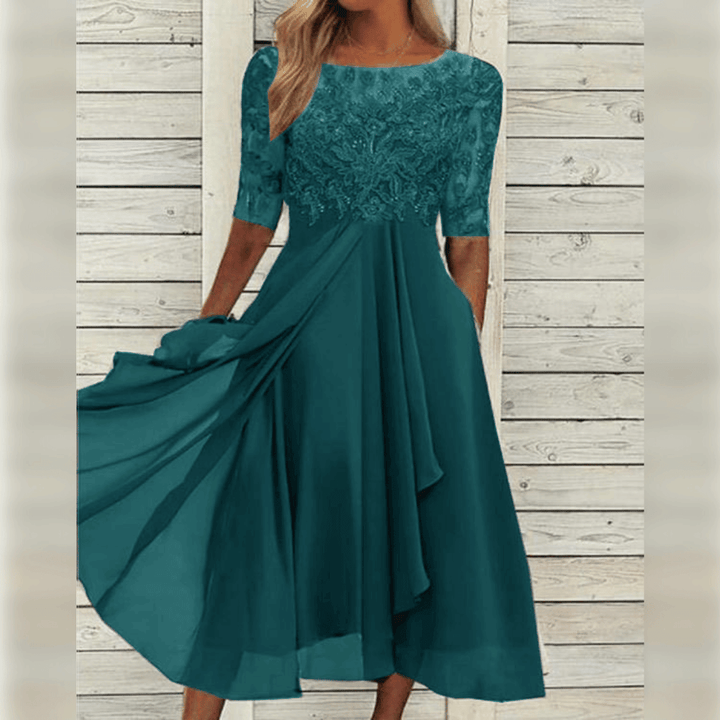 Shiela - Umarmen Sie den Sommer stilvoll mit diesem Midikleid