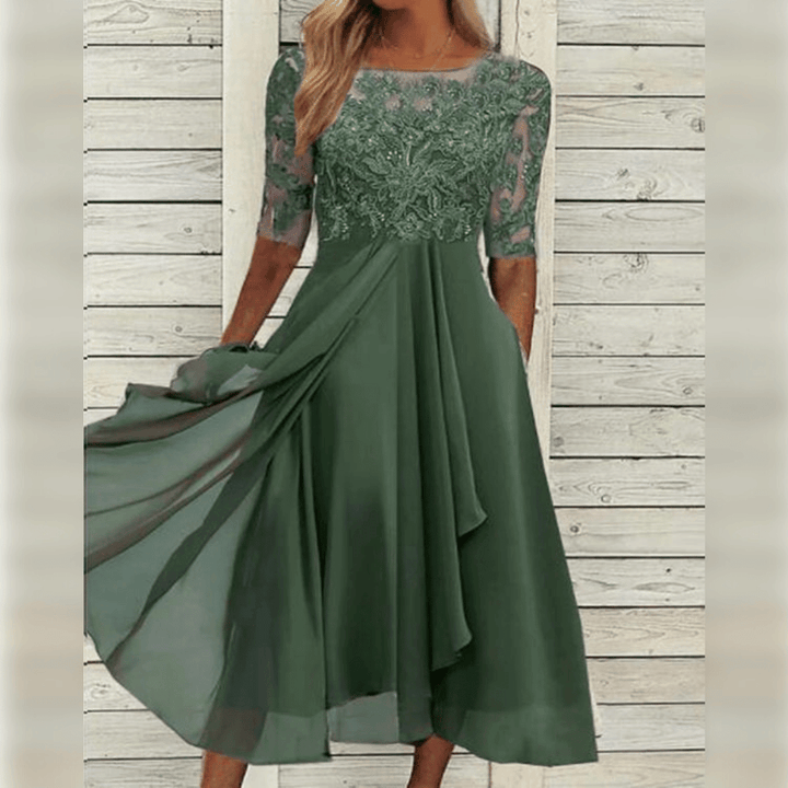 Shiela - Umarmen Sie den Sommer stilvoll mit diesem Midikleid