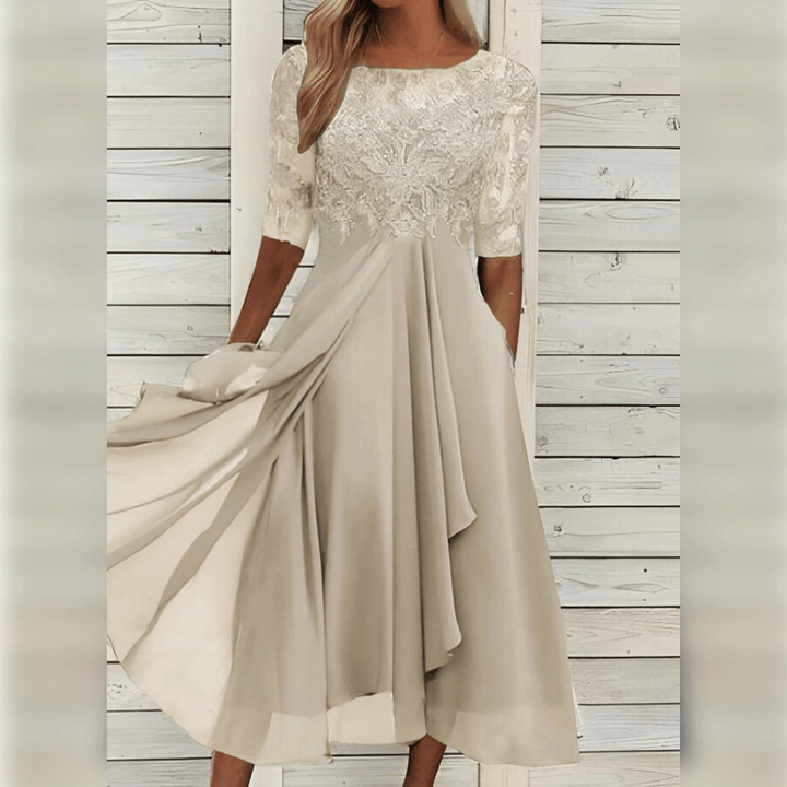 Shiela - Umarmen Sie den Sommer stilvoll mit diesem Midikleid