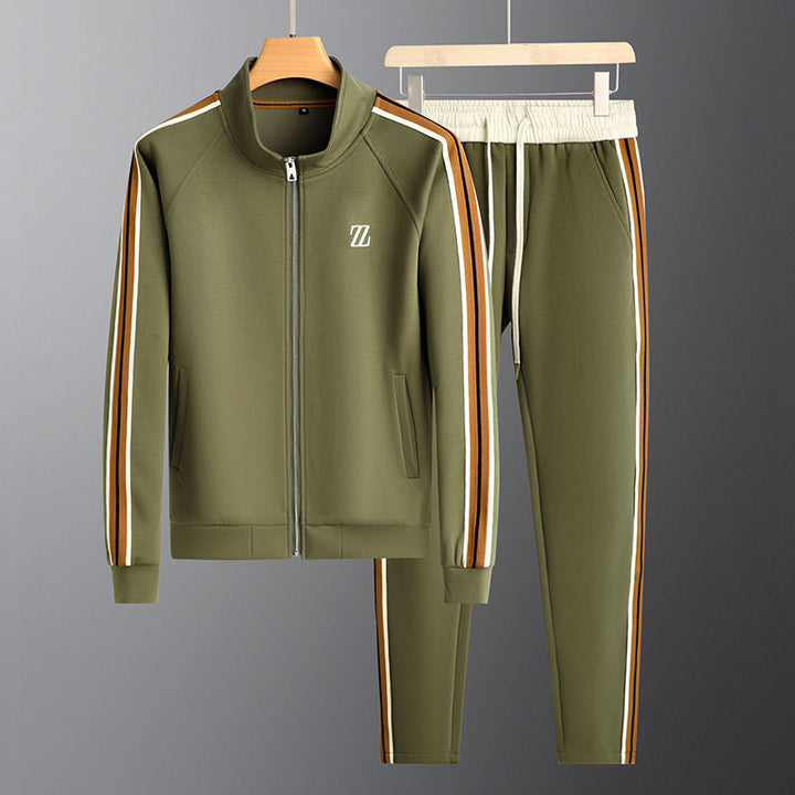 Dylan - Luxus-Fit Sweatshirt-Set mit Reißverschluss