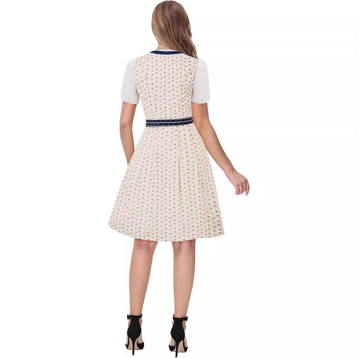 Haven - Damen Elegantes Blaues Dirndl für das Oktoberfest