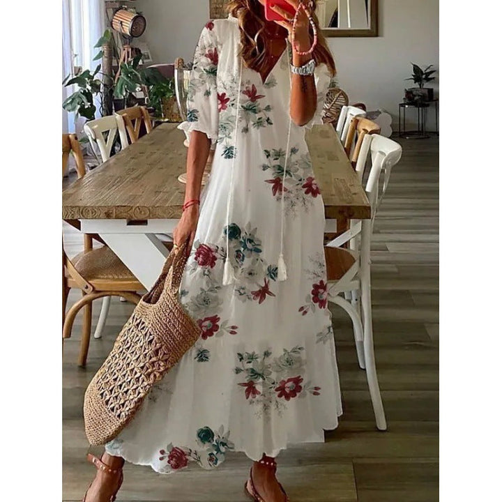 Carla - Maxi-Kleid mit Lebendigen Vibes