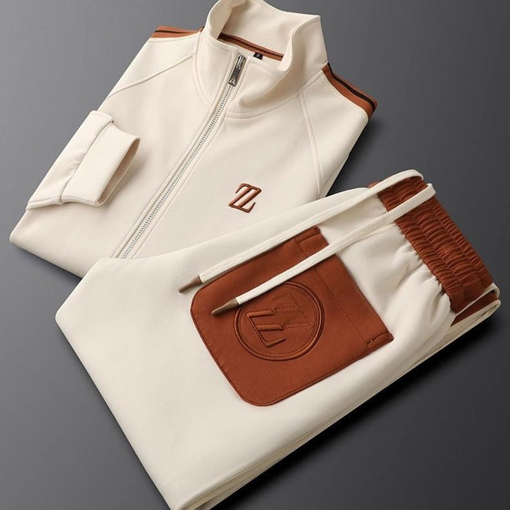 Dylan - Luxus-Fit Sweatshirt-Set mit Reißverschluss