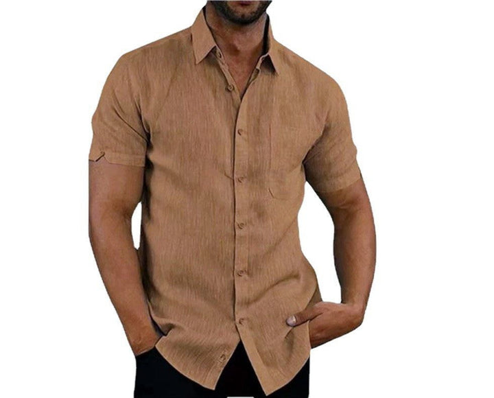 Samuel - Elegantes Kurzarmhemd mit lockerer Passfor