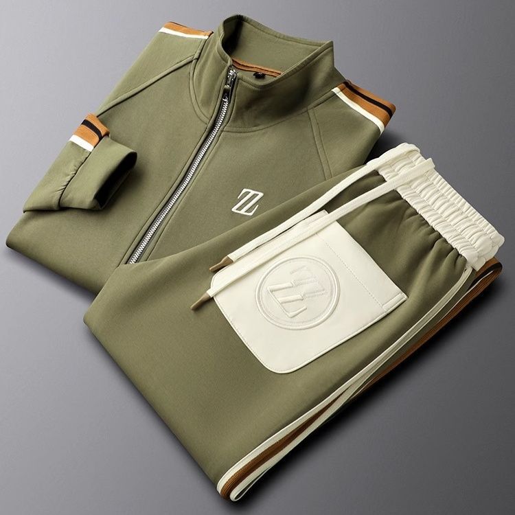 Dylan - Luxus-Fit Sweatshirt-Set mit Reißverschluss
