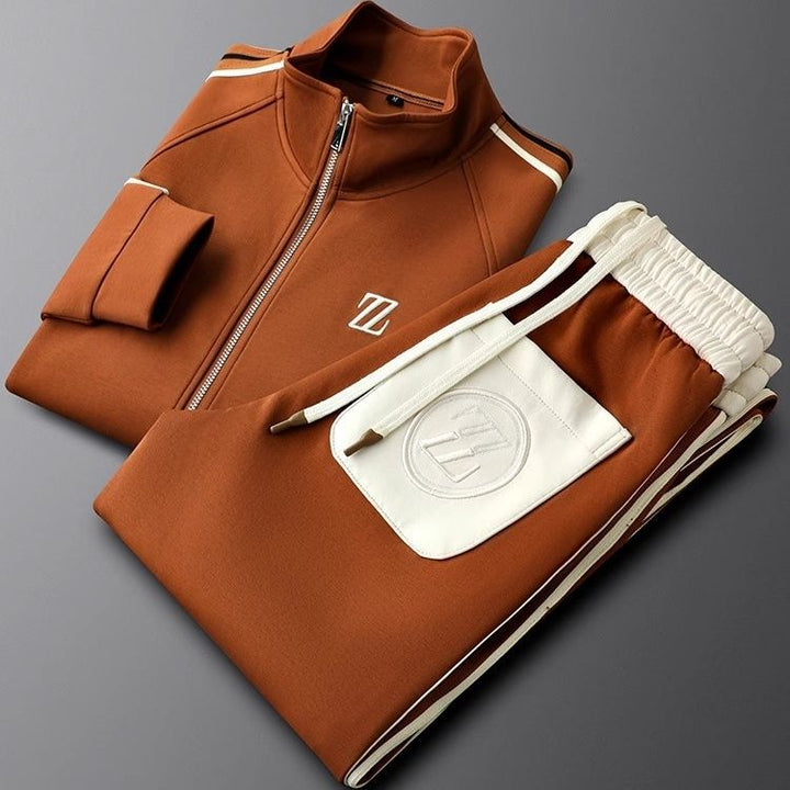 Dylan - Luxus-Fit Sweatshirt-Set mit Reißverschluss