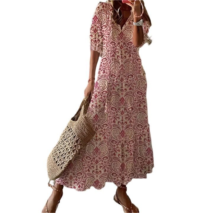 Carla - Maxi-Kleid mit Lebendigen Vibes