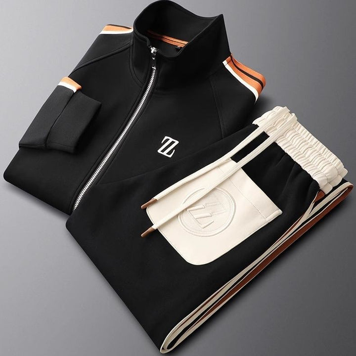 Dylan - Luxus-Fit Sweatshirt-Set mit Reißverschluss