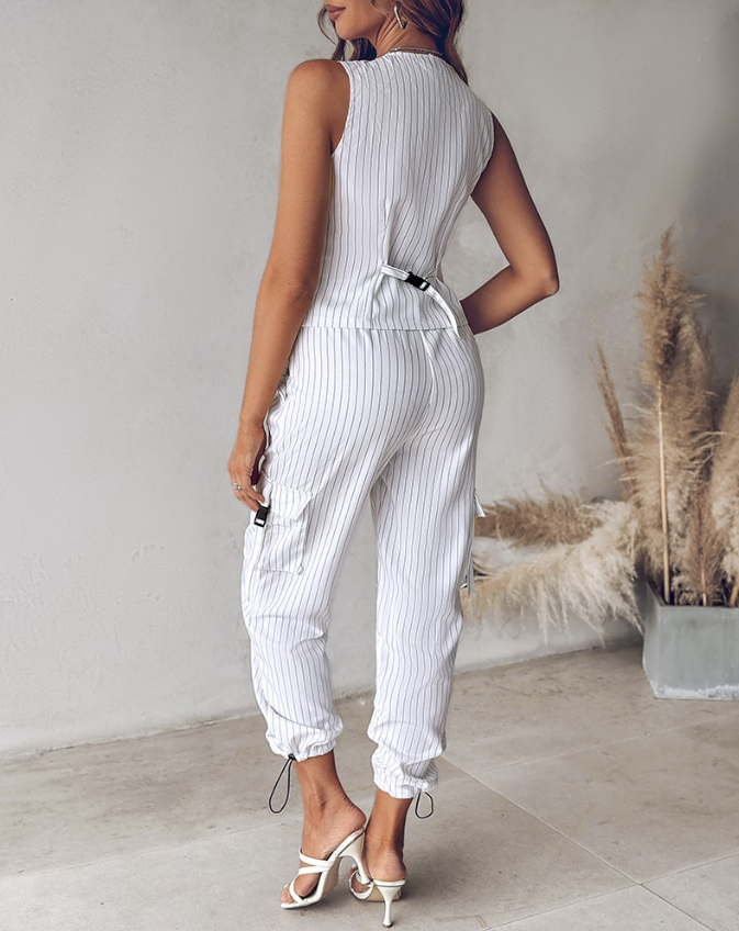 Taylor – Elegantes und Bequemes Set mit Streifenmuster