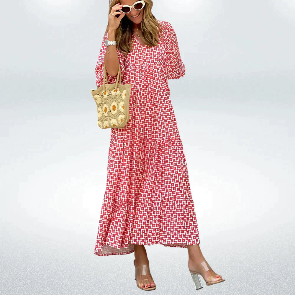 Sophia - Elegantes und bequemes Damen-Freizeitkleid