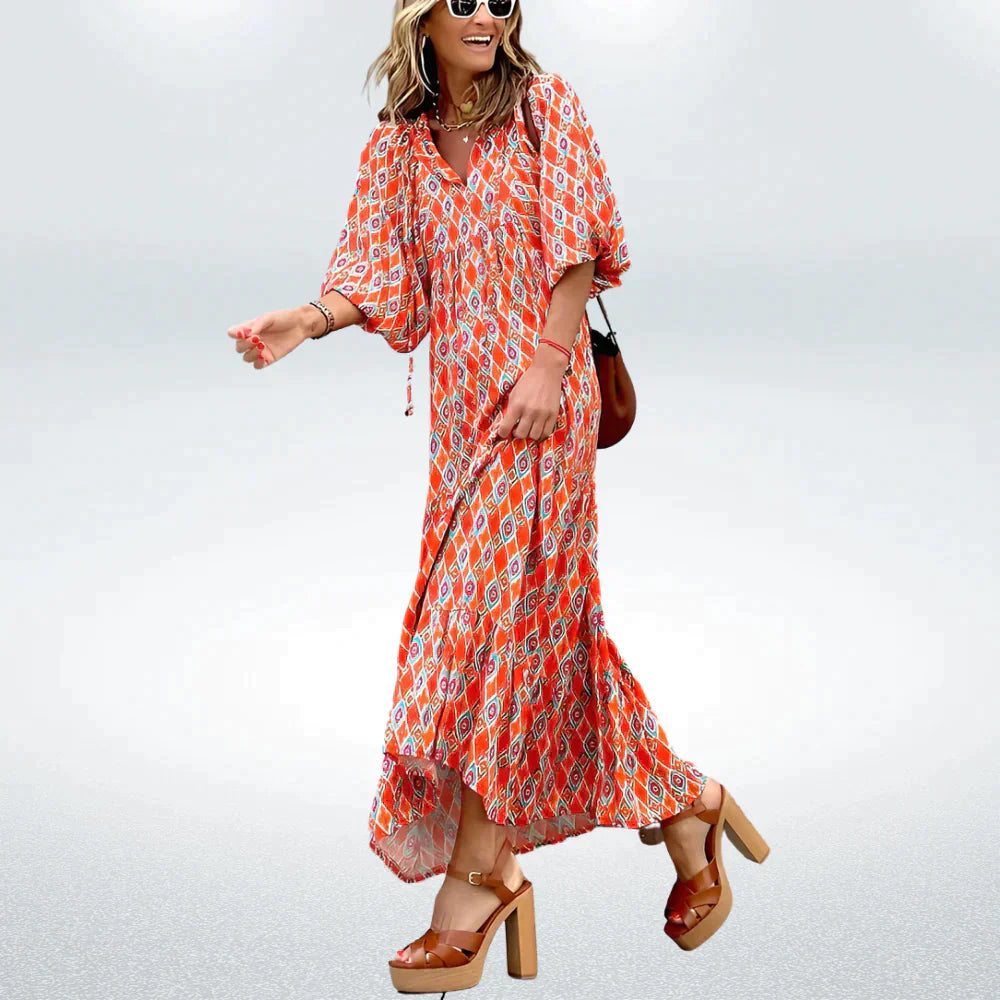 Sophia - Elegantes und bequemes Damen-Freizeitkleid