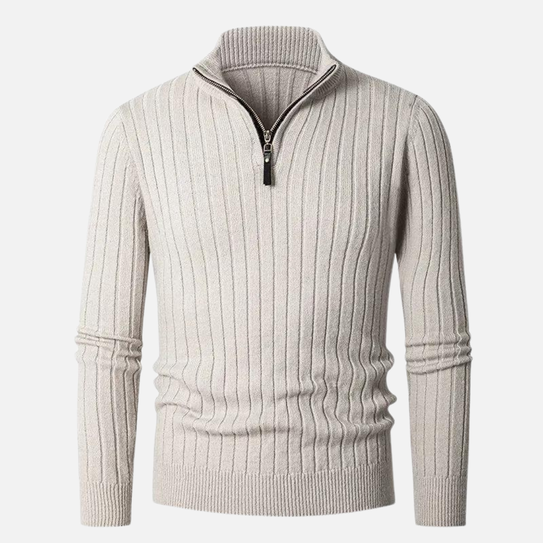 Hugo - Pullover mit halbem Zipper